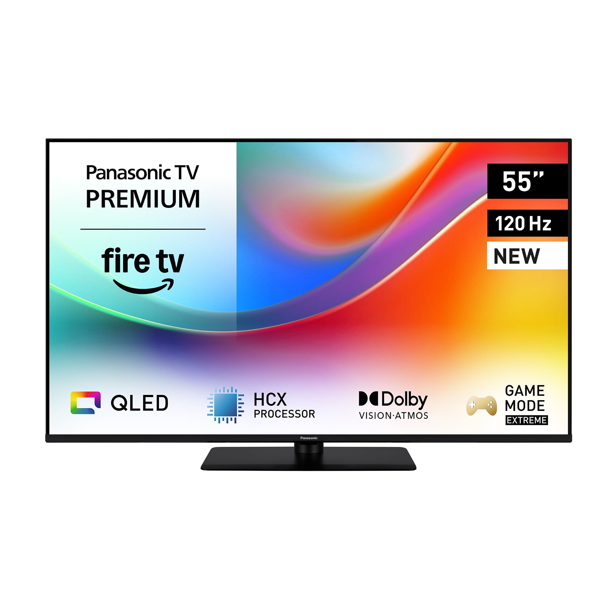 Panasonic Premium TV-55W85BEZ, W85B Serie, 55 Zoll, 4K Ultra HD QLED Smart TV, 2025, 120 Hz, Fire TV, Dolby Vision & Atmos, Game Mode Extreme, Alexa Sprachsteuerung, Apple Support, Bluetooth, Schwarz Angebot bei HelloDeals