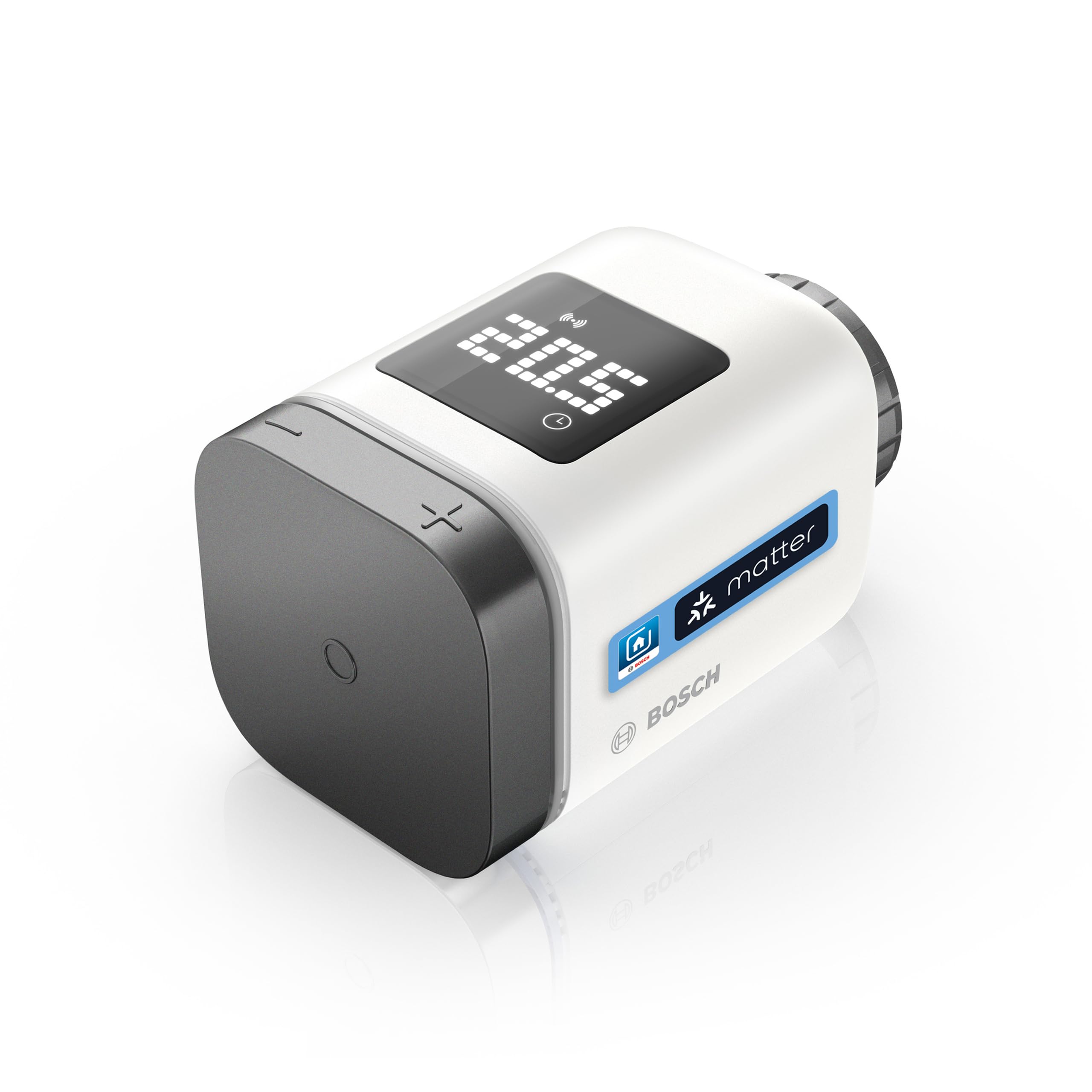 Bosch Smart Home Heizkörperthermostat II [+M], smartes Thermostat, Flexible Nutzung im Bosch Smart Home System oder in herstellerübergreifend in Matter, anthrazit Systemen Heizkörperthermostat II [+M], anthrazit Angebot bei HelloDeals