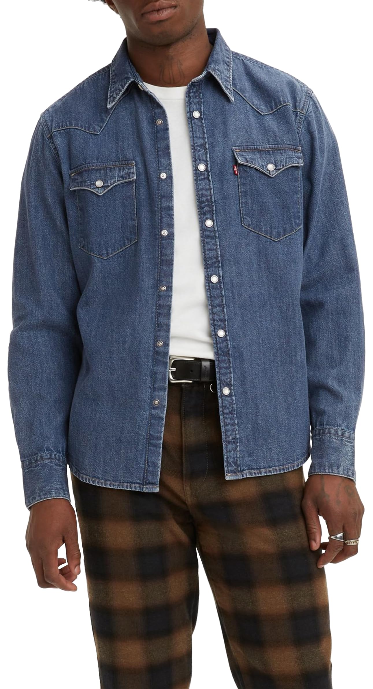 Levi's Herren Barstow Western Standard Hemd M Lower Haight Angebot bei HelloDeals