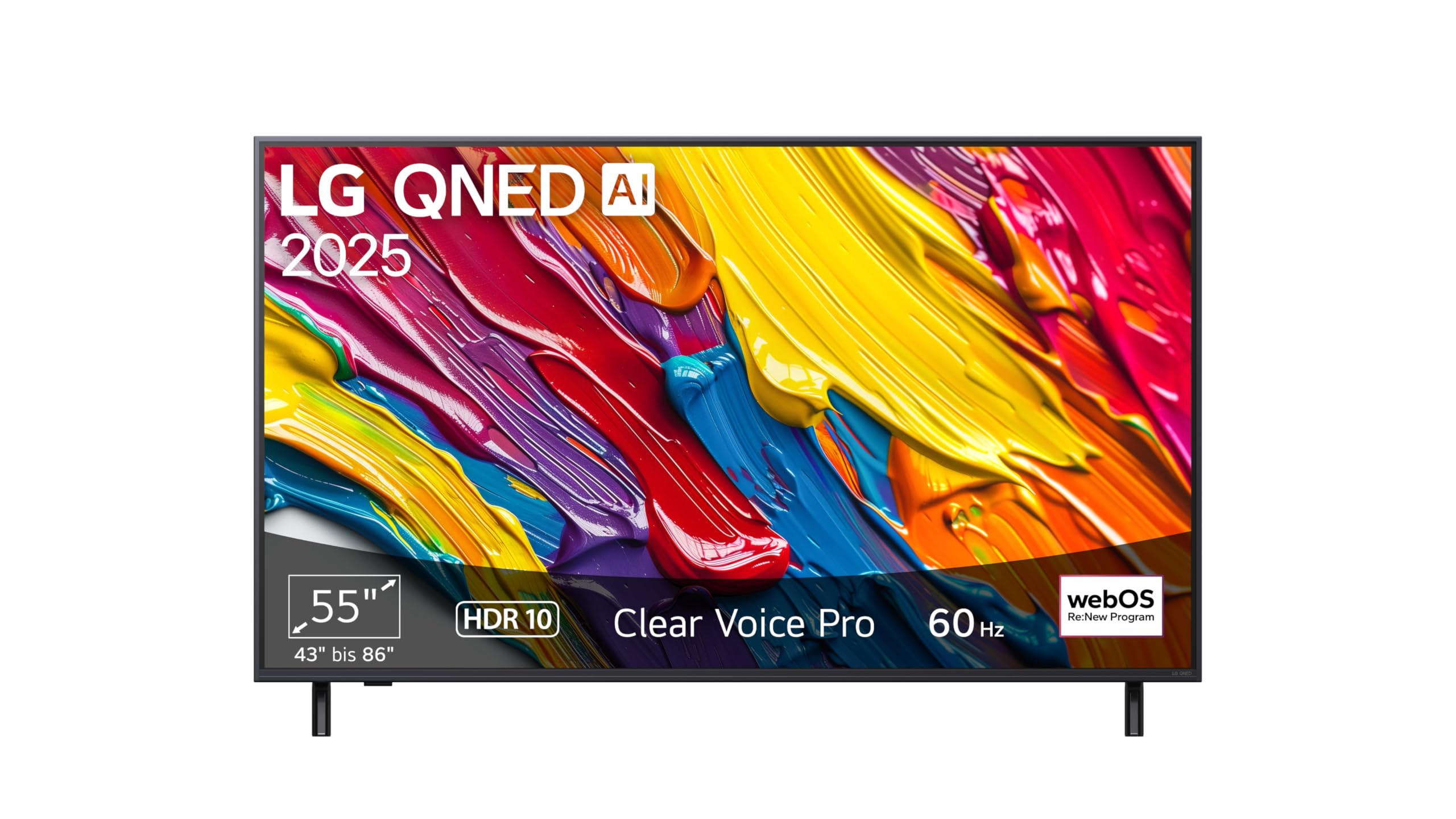 LG 55QNED82A6B TV 55 Zoll (139 cm) 4K QNED AI TV (α7 Gen8 4K AI Prozessor, webOS 25, 60Hz) [Modelljahr 2025] 55 Zoll QNED86A Serie (2025) Angebot bei HelloDeals