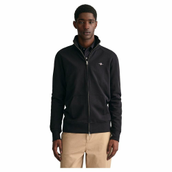 Gant Herren 2008006-093 Logo Sweatjacke MIT REIßVERSCHLUSS (1er Pack) M Schwarz Angebot bei HelloDeals