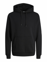 JACK & JONES Male Kapuzenpullover Einfarbig Kapuzenpullover XL Schwarz Angebot bei HelloDeals
