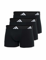 Adidas Herren Trunk (3PK) - Active Flex Cotton - bequeme Unterwäsche XXL 000 Black Angebot bei HelloDeals