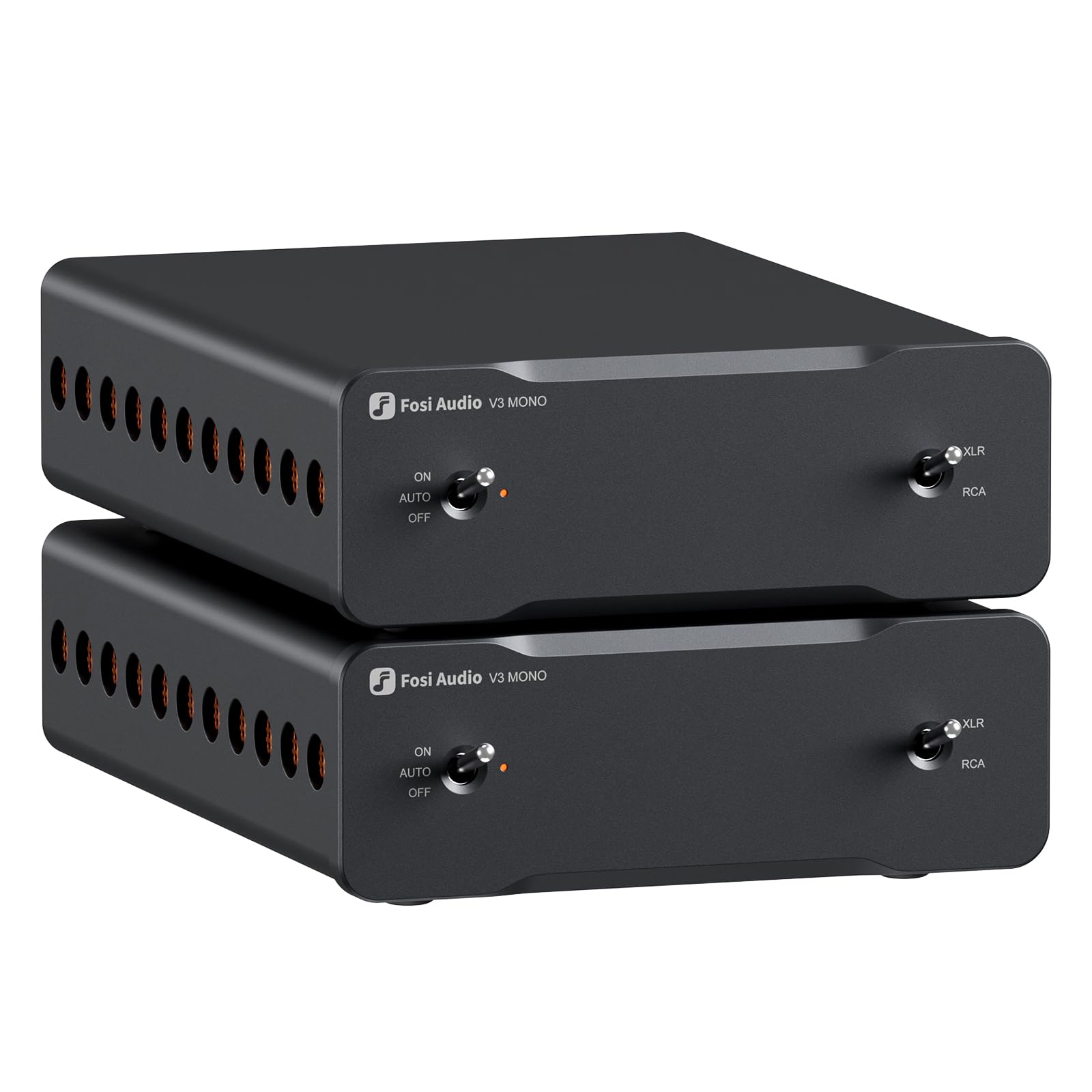 Fosi Audio V3 Mono Leistungsverstärker für Passive Lautsprecher, Mini Monoblock Class D Verstärker mit TPA3255, 240W HiFi Heimkino AVR Receiver, RCA/XLR symmetrische Eingänge, 48V/10A Netzteil 2 Stck Angebot bei HelloDeals