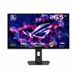 ROG Strix OLED XG27AQDMES Gaming-Monitor (27 Zoll (26,5 Zoll sichtbar) 1440p QD-OLED, 240 Hz, 0,03ms, Neo Proximity Sensor, ASUS OLED Care Pro, G-SYNC kompatibel, 99% DCI-P3, DisplayWidget Center) Angebot bei HelloDeals