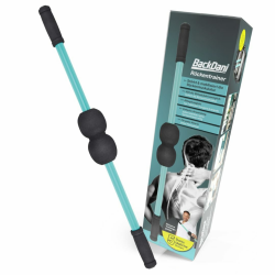 Wirbelsäulen-Trainingsgerät zur Mobilisation & Rotation | Rückenmuskel Training für mehr Beweglichkeit & Stabilität | Ergonomisch, rutschfeste Griffe, inkl. Trainingsposter Back Dani Angebot bei HelloDeals