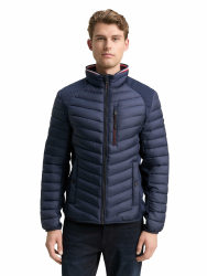 TOM TAILOR Herren Hybrid Steppjacke M 10668 - sky captain blue Angebot bei HelloDeals
