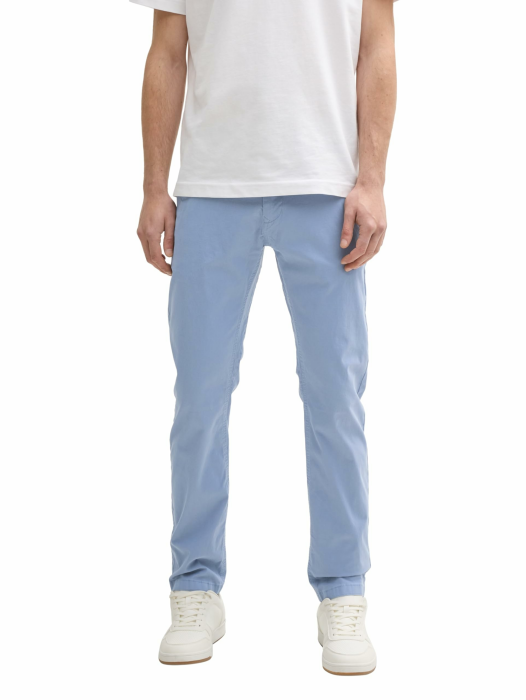 Tom Tailor Herren Tapered Chino Hose 32W / 34L 37533 - Dove Blue Angebot bei HelloDeals