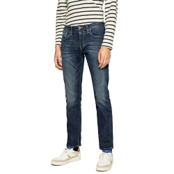Pepe Jeans Herren Jeans Kingston Zip Jeans 38W / 30L Blue (Denim-z45) Angebot bei HelloDeals