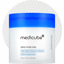 medicube Zero Pore Pads 2.0. Dual-Textured Facial Toner Pads for Exfoliation and Pore Care with 4.5% AHA Lactic Acid & 0.45% BHA Salicylic Acid. Ideal for All Skin Types. Korean Skin Care (70 units) Angebot bei HelloDeals