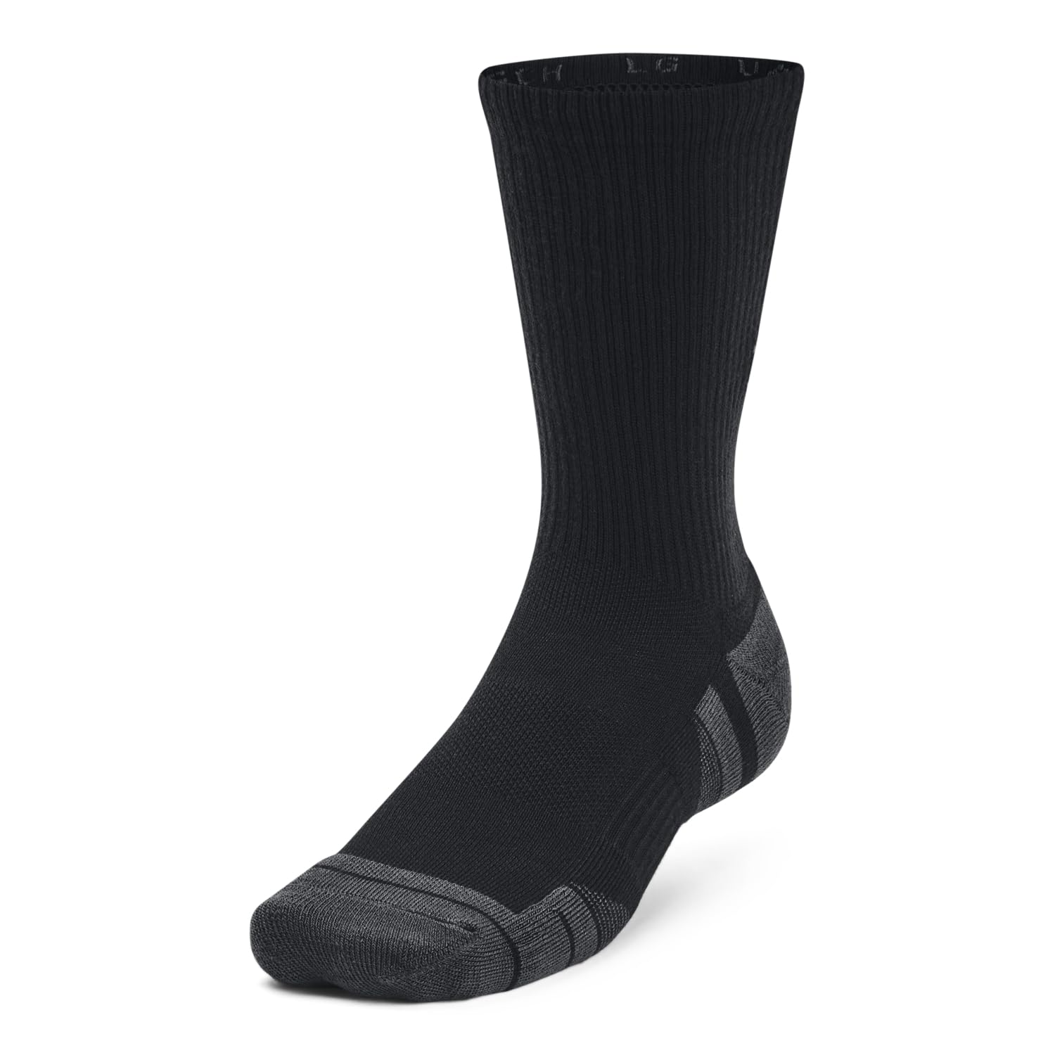 Under Armour Mens Heatgear Crew Socks 3 Pack L Schwarz Angebot bei HelloDeals