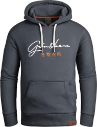 Grin&Bear Hoodie Herren Sweatjacke GEC703 XL Stahlgrau Angebot bei HelloDeals