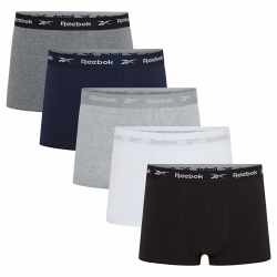 Reebok Herren Mens Reebok Trunk Boyes 5pk Black/White/Grey/Navy/Charcoal Marl Boxer Shorts (5er Pack) S Black/White/Grey/Navy/Charcoal Marl Angebot bei HelloDeals