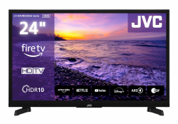 JVC Fernseher 24 Zoll Fire TV HD-Ready Smart TV HDR Fernseher mit Alexa Sprachsteuerung und Triple Tuner, LED TV LT-24VRH3555 (2026) HD ready 24 Zoll Angebot bei HelloDeals