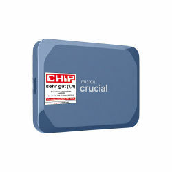 Crucial X10 2TB Externe SSD Festplatte, bis zu 2.100MB/s, USB-C 3.2 Gen2, IP65 Wasser- und Staubgeschützt, Portable SSD für Mac, PC, Smartphone und Spielkonsole, Blau matt - CT2000X10SSD9-02 X10 2TB Blau Angebot bei HelloDeals