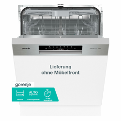 Gorenje GI643D91X Geschirrspüler/Einbaugerät/Integrierbar/60 breite/16 Maßgedecke/6 Programme/15 min SpeedWash/Intensivprogramm/ECO-Programm/Hygieneprogramm/EEK: D/Einbaumaße (HxBxT): 82 x 60 x 57,5cm teilintegriert, D, 10.9L Angebot bei HelloDeals