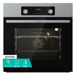 Gorenje BOA6737AO1X Einbaubackofen / 73 Liter/BigSpace/Heißluft / 250° maximale Ofentemperatur/EcoClean-Email / 2fach verglast / 9 Funktionen/EEK: A/Minimale Einbaumaße (HxBxT): 60x 56x 58 cm Inox Essential 73L Hydro Angebot bei HelloDeals
