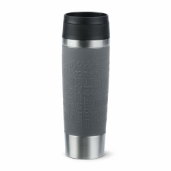 Emsa N20223 Travel Mug Classic Isolierbecher 0,5 Liter, neuer Komfort-Schraubverschluss, Edelstahl, 6h heiß und 12h kalt, 100% dicht, spülmaschinenfest, 360°-Trinköffnung, Dunkelgrau Comfort-Verschluss Dunkelgrau Angebot bei HelloDeals
