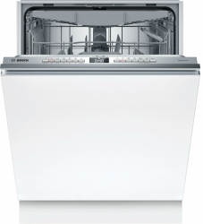 Bosch SBV4EVX08E, Serie 4, Smarter XXL-Geschirrspüler Vollintegriert 60 cm, Besteckschublade, Spülmaschine mit Programmassistent, sehr Leise, Rackmatic, Automatische Türöffnung, InfoLight, AquaStop Serie 4 EEK B Besteckschublade Angebot bei HelloDeals