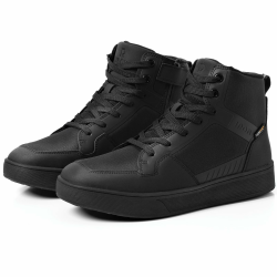 Motorradschuhe Herren Motorradstiefel CE-konform für alle Jahreszeiten geeignet wasserdicht rutschfest atmungsaktiv modisch und bequem Schwarz Schwarz 40 EU Angebot bei HelloDeals