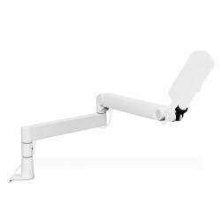 Elgato Wave Mic Arm Pro White – 360° drehbarer Mikrofonarm mit niedrigem Profil und Gasfeder, kompatibel Mikrofonen/Shure SM7B/HyperX/Rode/Blue Yeti & mehr – Für Broadcasting/Podcasting Weiss Angebot bei HelloDeals