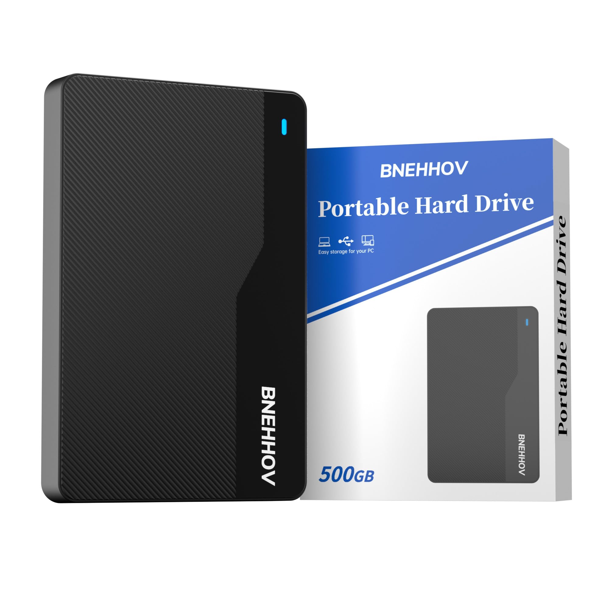 Externe Festplatte, 500GB Tragbare 2.5 Zoll USB 3.0 Backups HDD, Ultradünn Plug-and-Play SATA Festplattenspeicher für Windows, Mac, PC, Laptop, PS4, Xbox, Wii U, Chromebook HDD-1 Angebot bei HelloDeals