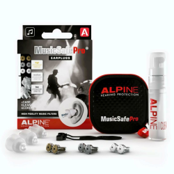 Alpine MusicSafe Pro Gehörschutz Ohrstöpsel für Musiker - Werte dein Musikerlebnis auf ohne Hörschäden zu riskieren - Drei austauschbare Filterstufen - Hypoallergenes & Wiederverwendbar - Transparent Pro Transparent Angebot bei HelloDeals