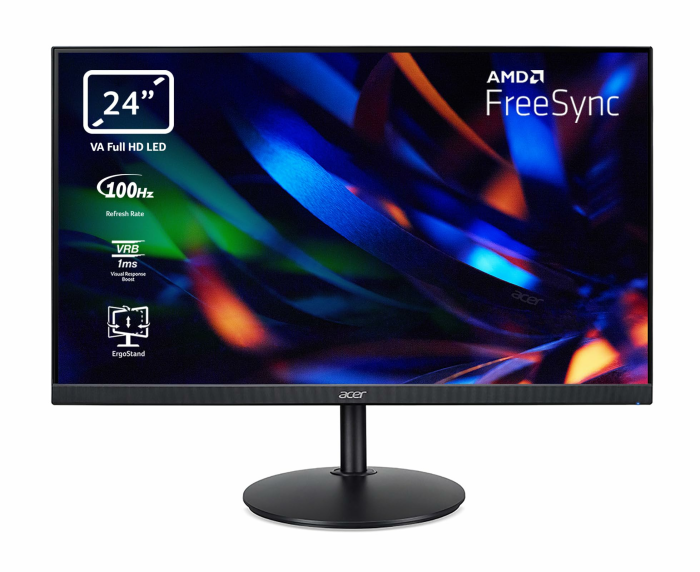 acer CBA242YH Monitor 23,8 Zoll (60 cm Bildschirm) Full HD, 100Hz HDMI, 75Hz VGA, 4ms (GTG), HDMI 1.4, VGA, höhenverstellbar, drehbar, FreeSync 23.8 Zoll 1920 x 1080 100Hz Angebot bei HelloDeals
