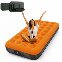 Luftmatratze Selbstaufblasend Aufblasbare Matratze mit Tragbare Pump-Schnell Aufblasen 3 Min Luftbett 1 Personen Gästebett für Camping Reisen Wandern Innenbereich 190×99×22cm 150kg Max Angebot bei HelloDeals