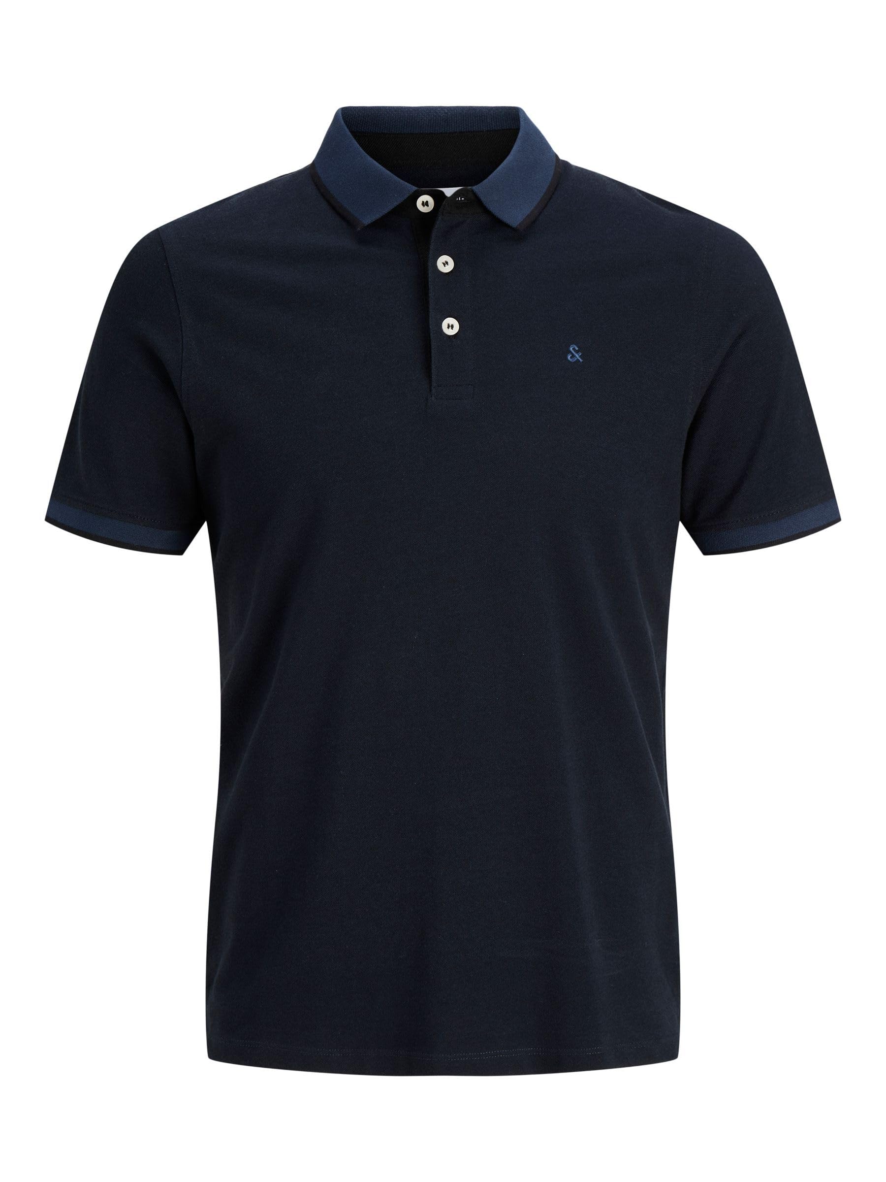 Jack & Jones Herren Jjepaulos Polo Ss Noos Polohemd (1er Pack) XXL Dark Navy 2 Angebot bei HelloDeals