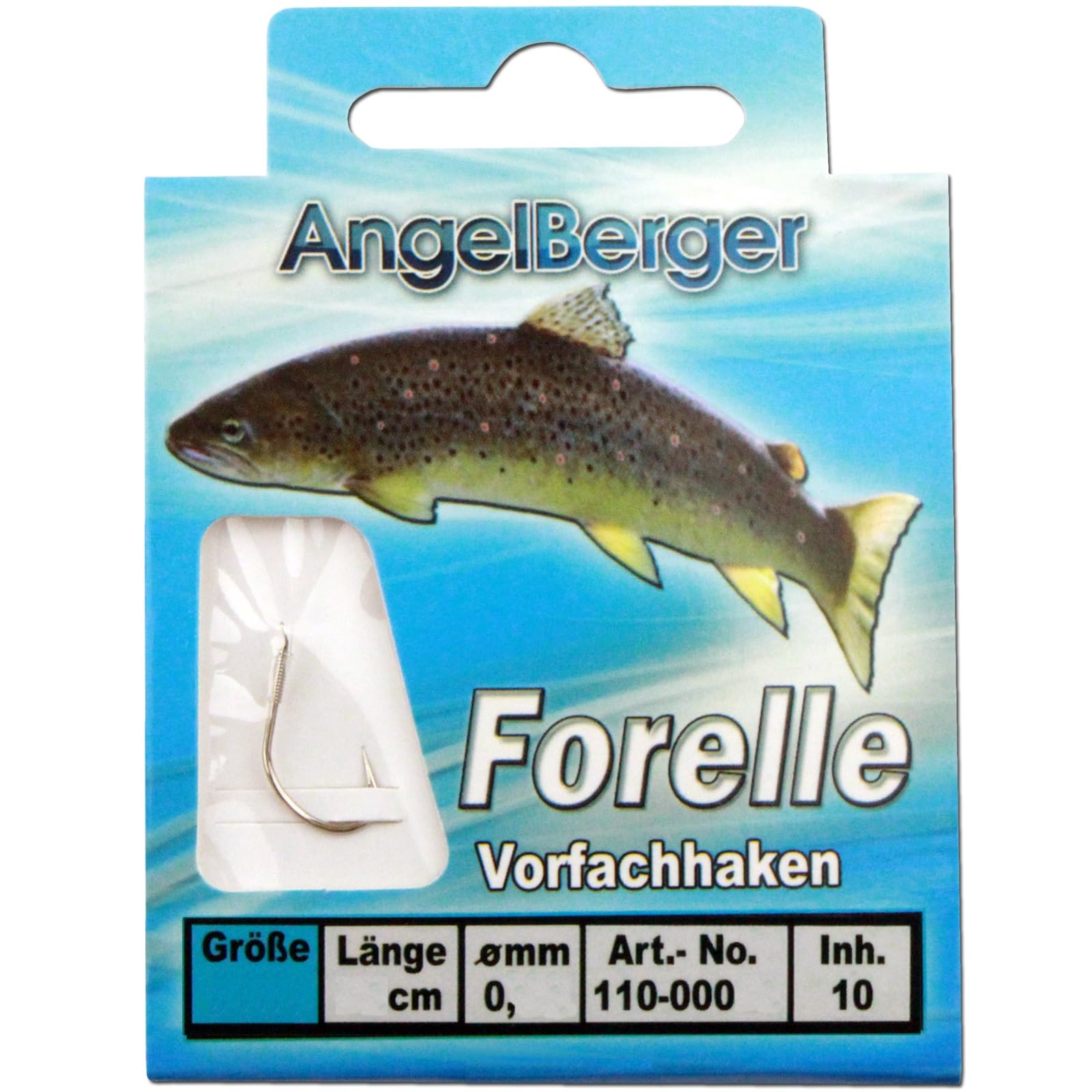 Angel Berger Vorfachhaken gebundene Haken Forelle/Sbirolino Gr.6 0.26mm Angebot bei HelloDeals