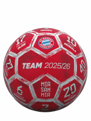 FC Bayern München I Fußball Größe 5 I Signature 2025-26 I Ball mit Unterschriften der Spieler Angebot bei HelloDeals