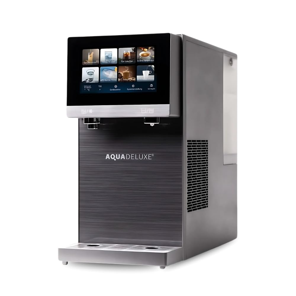 PRO TOUCH – Wasserspender mit Umkehrosmose & Sprudelwasser | 5in1: Sprudel, Heiß-, Kalt-, stilles Wasser | UV-Desinfektion | Touchdisplay | Festwasseranschluss & Tank | (SPRUDELUX PRO TOUCH) Angebot bei HelloDeals