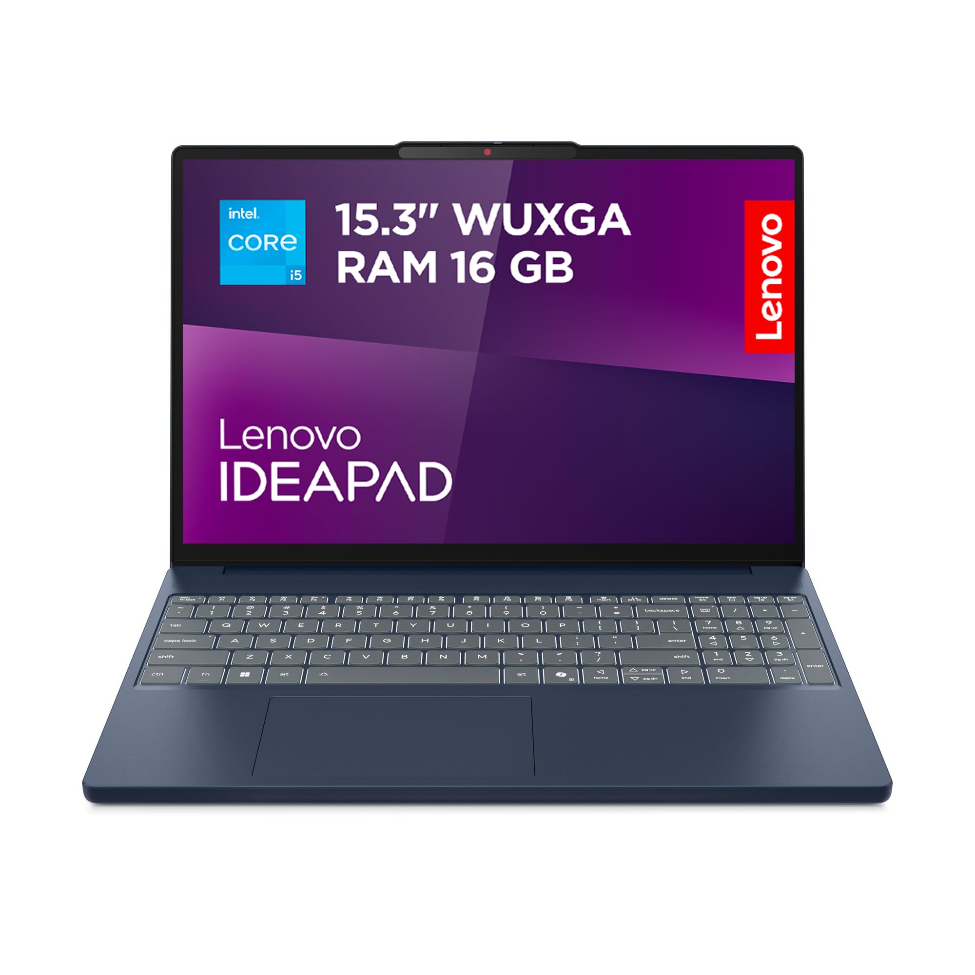 Lenovo IdeaPad Slim 3 Laptop | 15.6" WUXGA Display | Intel Core i5-13420H | 16GB RAM | 512GB SSD | Intel UHD Grafik | Windows 11 Home | QWERTZ | Cosmic Blue | 3 Monate Premium Care Angebot bei HelloDeals