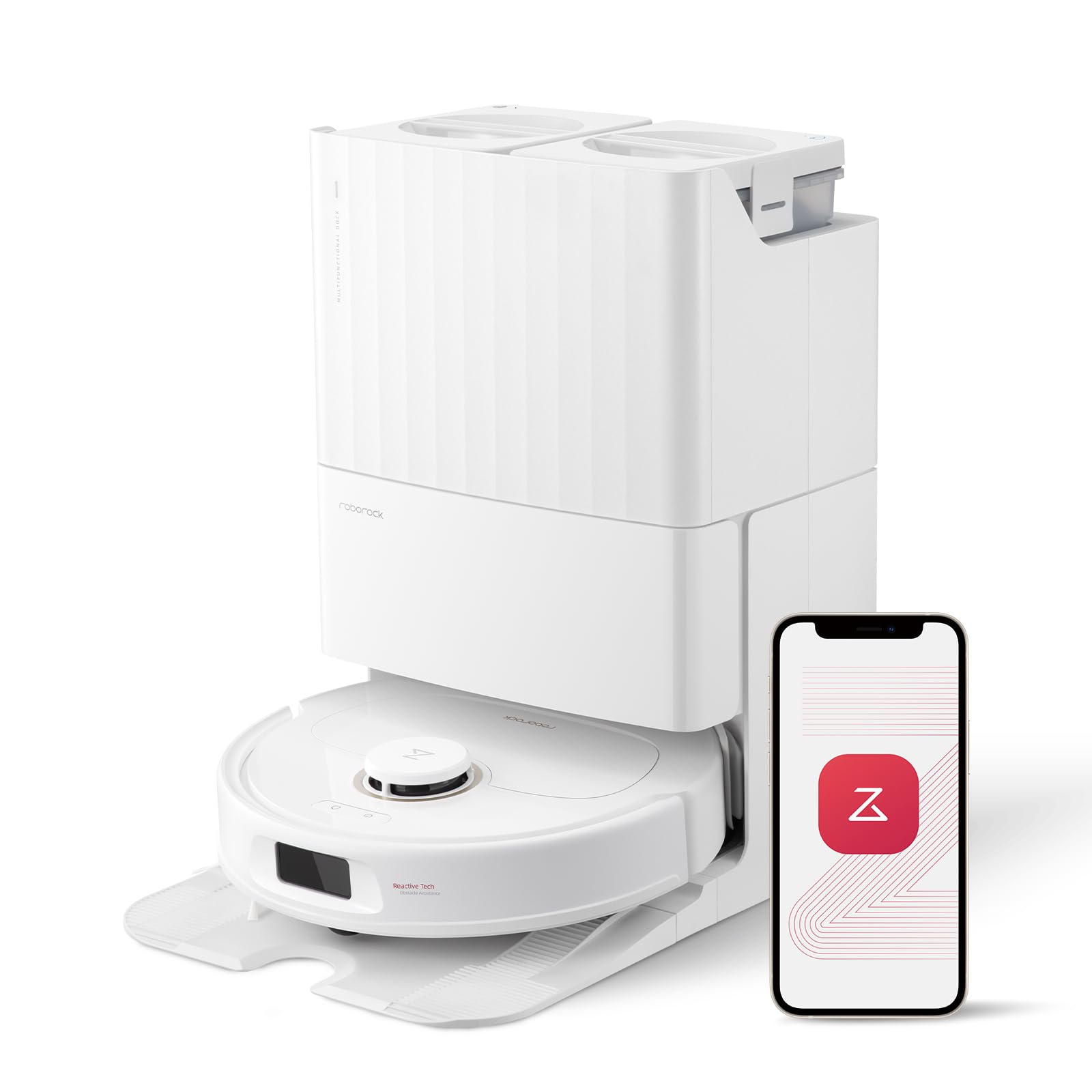 roborock Qrevo Pro Saugroboter mit Wischfunktion&Hebarem Wischmopp, FlexiArm Design Kantenreinigung, 7.000 Pa, 60 °C Heißwasser-Moppwäsche, App-Steuerung (Weiß) (Generalüberholt) Roborock Qrevo Pro Weiß Angebot bei HelloDeals