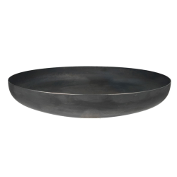 Fire World - Robuste Feuerschale Klöpperboden 60 cm | Pflanzschale aus hochwertigem Stahl | Ideal für gemütliche Abende unter Freunden | Für Terrasse, Garten und Camping Kohlenstoffstahl 60 cm Angebot bei HelloDeals