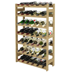 Lenmar, Weinregal aus Holz für Flaschen, Natur, RW-1, Wein, Flaschenregal, Kellerregal, Regale, Flaschenhalter (Natur, RW-1-42, 102 x 63 x 25, braun, für 42 Flaschen) Natur RW-1-42, 102 x 63 x 25, 7 liegen, für 42 Flaschen Angebot bei HelloDeals