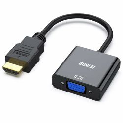 BENFEI HDMI auf VGA, Unidirektional HDMI-Computer auf VGA-Monitor Adapter (Stecker auf Buchse) für Computer Desktop Laptop PC Monitor Projektor HDTV Chromebook Raspberry Pi Roku Xbox und mehr 1 Stück HDMI-Quelle zu VGA Angebot bei HelloDeals