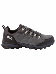 Jack Wolfskin Herren Refugio Texapore Low MWalking-Schuh 43 EU Grey Black Angebot bei HelloDeals