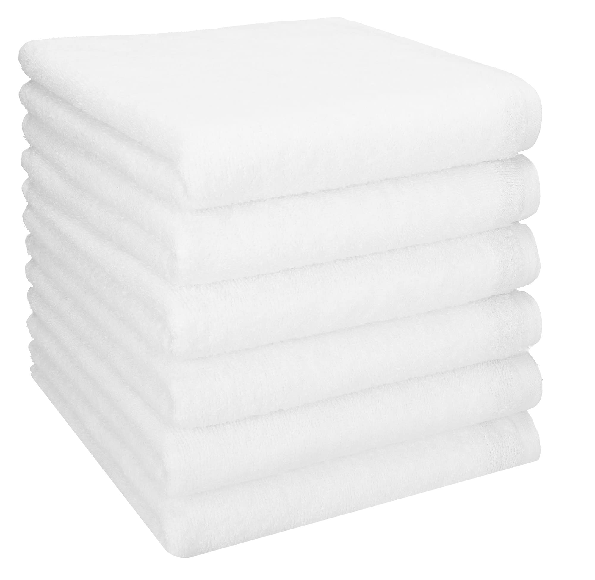 Betz Berlin 6er Pack Handtücher Set Handtuch Größe 50x100 cm 100% Baumwolle weiß - Berlin Angebot bei HelloDeals