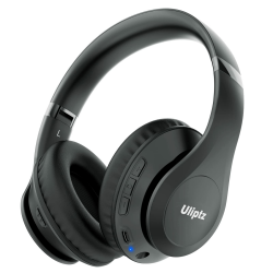 Uliptz Bluetooth Kopfhörer Over Ear, 65 Stunden Spielzeit Kopfhörer Kabellos mit 6 EQ-Modi, HiFi-Stereo Faltbares Bluetooth 5.3 Wireless Headphones für Reisen/Büro/Handy/PC (Schwarz) Angebot bei HelloDeals