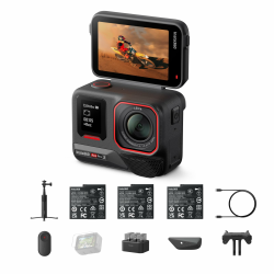 Insta360 Ace Pro 2 Creator-Bundle 8K wasserdichte Actionkamera mit Leica entwickelt, 1/1,3" Sensor, Dual-KI-Chip-System, f¨¹hrende Schwachlichtleistung. Creator-Bundle(neue Version) Angebot bei HelloDeals