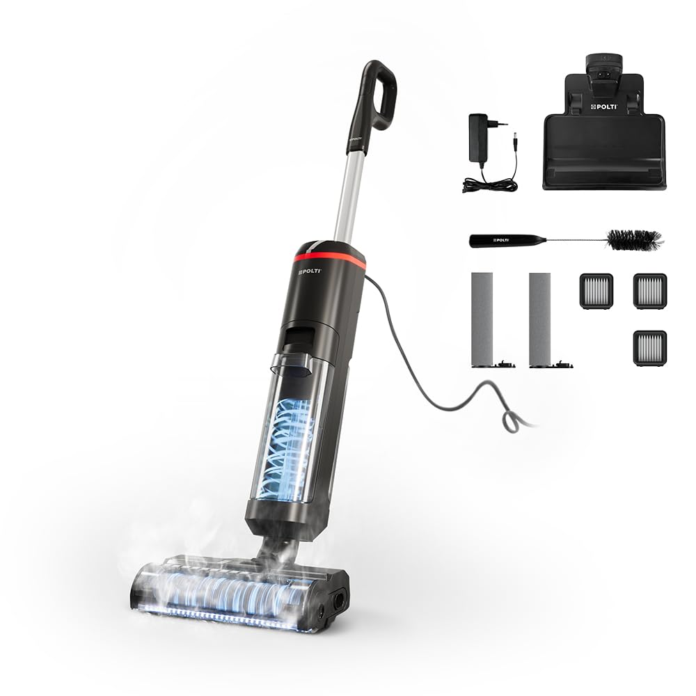 Polti Rollysteam WD20 WDEU0004, Bodenwischer mit Dampffunktion, Schwarz Angebot bei HelloDeals
