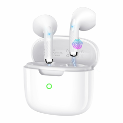 Bluetooth Kopfhörer, Kopfhörer Kabellos Bluetooth 5.4 mit 6 ENC-Mikrofonen 50h Spielzeit HiFi Bass IPX7 Wasserdicht Sport Kopfhörer für Fitness Reisen Umweltgeräuschunterdrückung Y68 Weiß Angebot bei HelloDeals