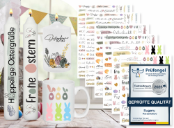 6 PCS Kerzentattoos Ostern (200+ Muster),Kerzenfolie | wasserschiebefolie kerzen tattoo | easter,oster,ostern geschenke aufkleber sticker | ostern dekoration | ostern kerzen,deko (OsternⅠ) Angebot bei HelloDeals