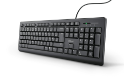 Trust Taro Kabelgebundene Tastatur, Deutsches QWERTZ Layout, Leise Tasten, Spritzwassergeschützt, USB-Anschluss, 1.8 m Kabellänge, PC Tastatur für Computer, Laptop, Mac, Windows, macOS – Schwarz Standard Angebot bei HelloDeals