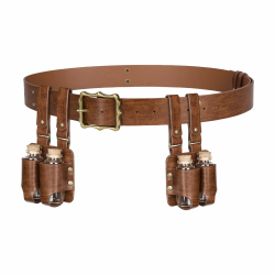 HiiFeuer 3-teiliges Set Mittelalterliche Alchemie Gürtel-Elixierflaschen,Fantasie Verstellbare Glasfläschchen, Hexen & Zauberer Kostüm für Ren Faire Braun B Angebot bei HelloDeals