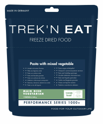 Trek’N Eat Nudeln mit buntem Gemüse PS1000+ Deine hochkalorische Outdoor-Mahlzeit (1000+ kcal) für Trekking, Expedition & Notvorrat Angebot bei HelloDeals