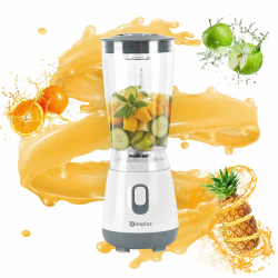 SIMPLUS Standmixer 600 ml, kompakter Smoothie Mixer mit 23000 U/min, 250W Küchenmixer mit 4-fach Edelstahlmesser, Ein-Knopf-Bedienung, Sicherheitsverschluss, kompakt & leicht Angebot bei HelloDeals