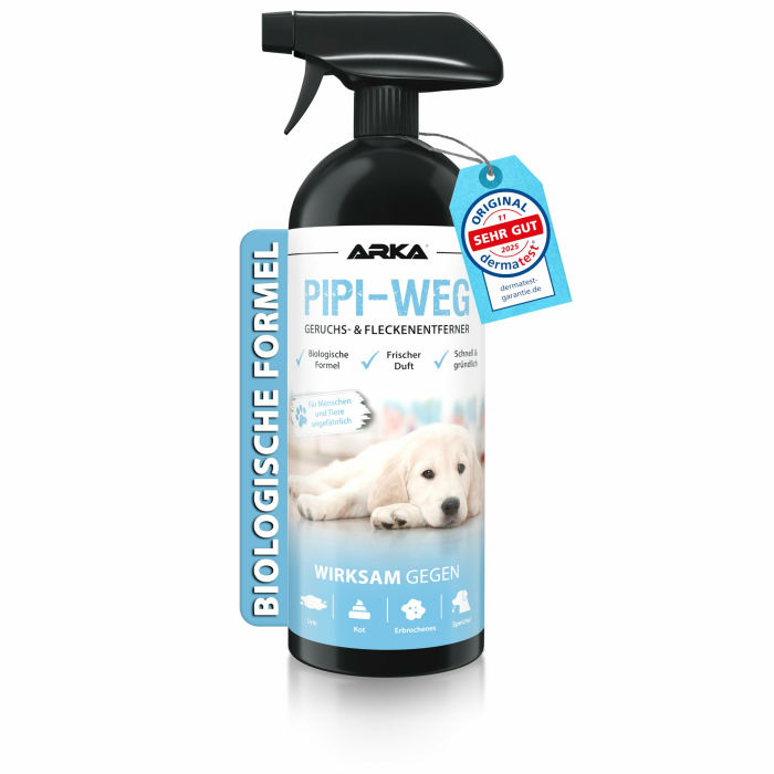 Enzymreiniger Hundeurin 750ml – extrem stark gegen Hundepipi, Uringeruch und Flecken – biologisch, tierfreundlich, geruchsneutral – für Sofa, Teppich, Textilien, Auto, Hundebett & Boden – PIPI-Weg 750 ml (1er Pack) Angebot bei HelloDeals